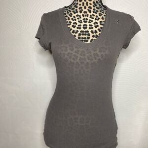 y2k Urban Behavior Charcoal Short Sleeve Tee